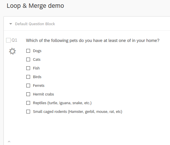 QUALTRICS TOOLCHEST Using Loop and Merge to Simplify and Shorten Your